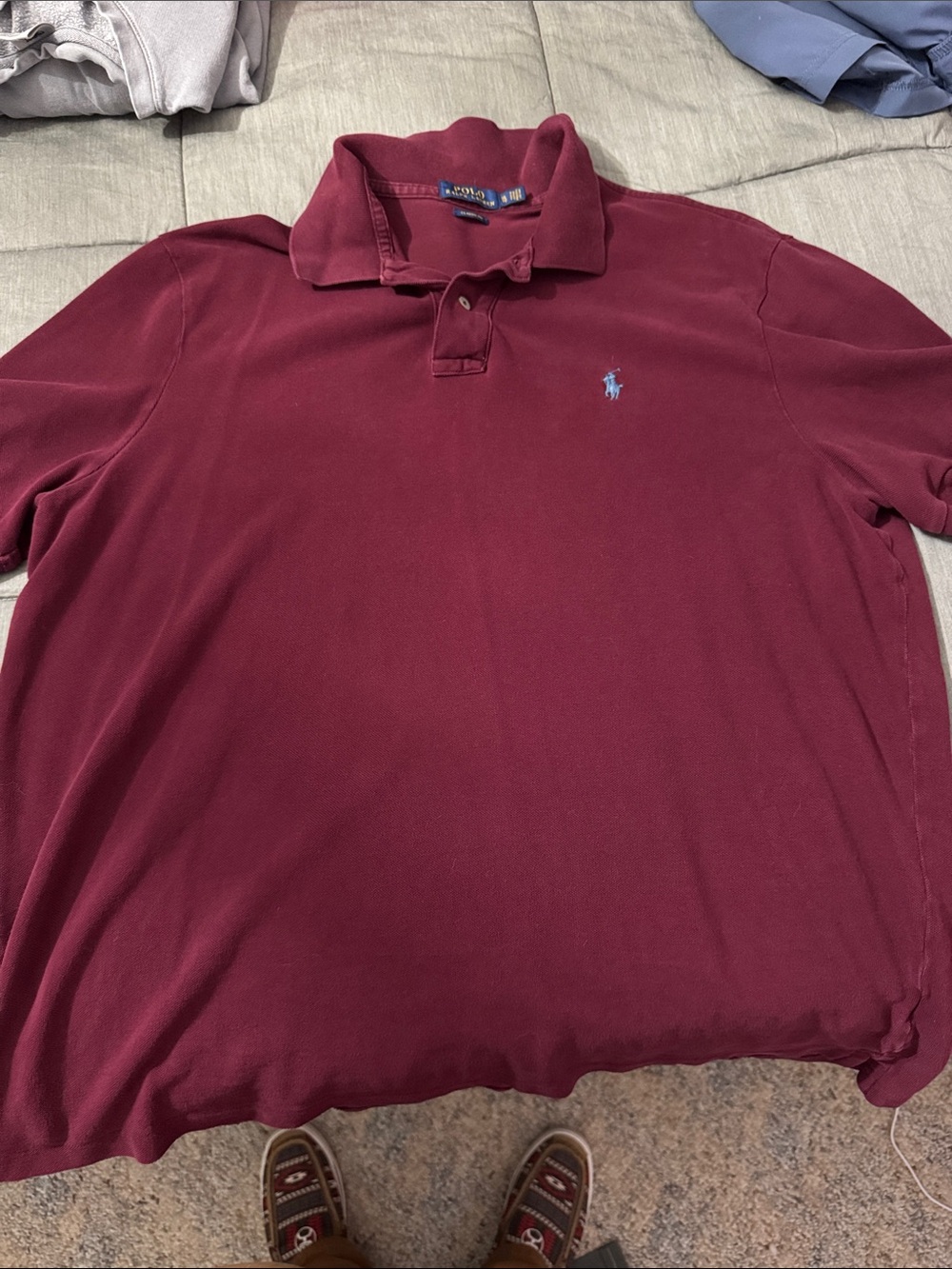 Polo by Ralph Lauren Men's Maroon Polo